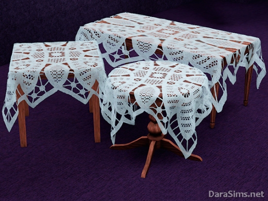 lace tablecloth set sims 3