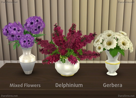 decor flowers the sims 4