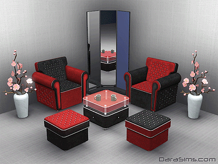 livingroom set sims 3