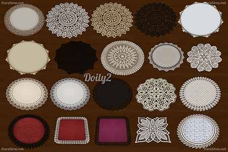 crochet doilies sims 4 by dara savelly