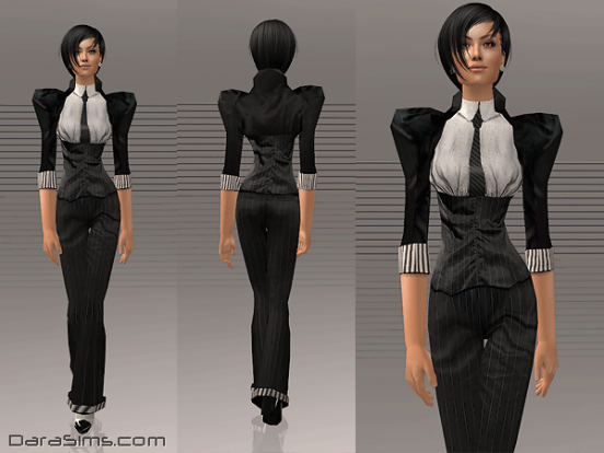 costume with corset sims 2