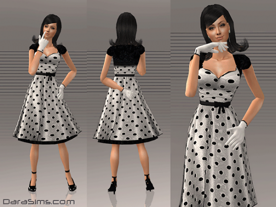 1-dress-with-polka-dots-sims-2