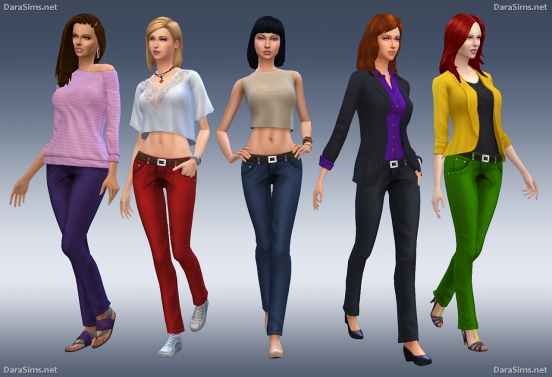 female jeans sims 4 by dara savelly