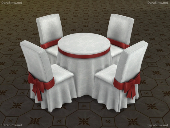 festive dining set sims 4 dara savelly