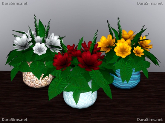 flower set sims 3