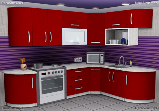 kitchen furniture set sims 3 by dara savelly