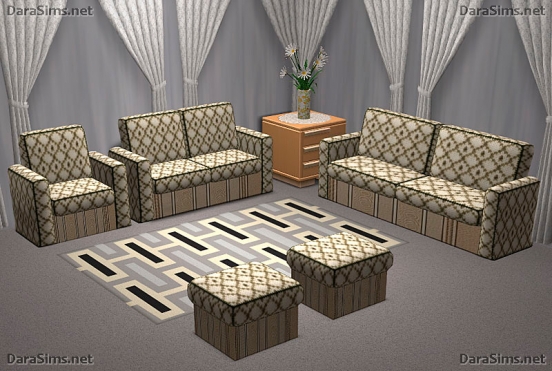 upholstered furniture set sims 2