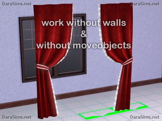 modular curtains sims 3