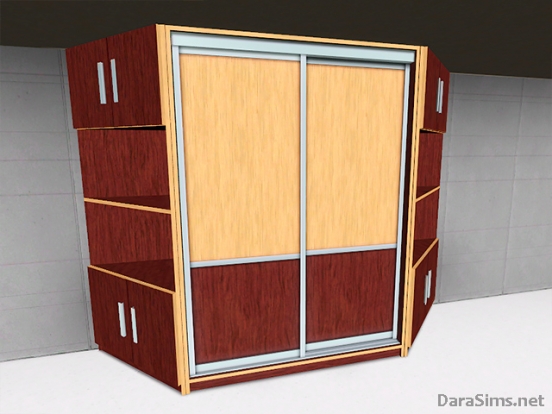 sliding wardrobe set sims 3