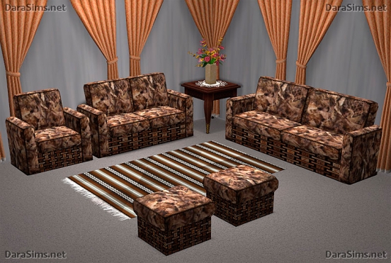 upholstered furniture set sims 2