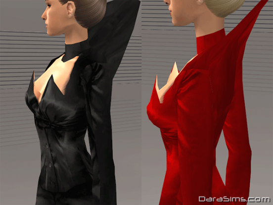 costume with collar sims 2