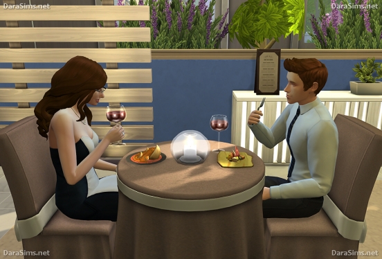 festive dining set sims 4