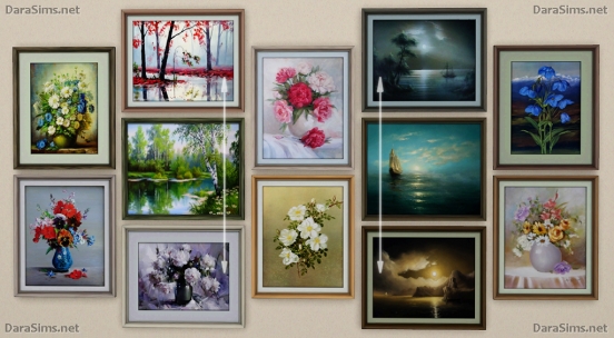 paintings set sims 3