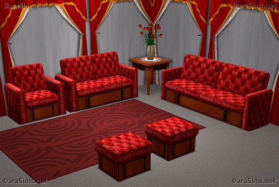 upholstered furniture set sims 2