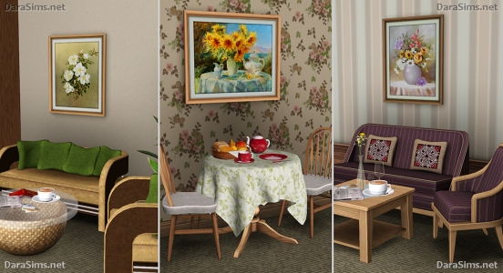 paintings set sims 3