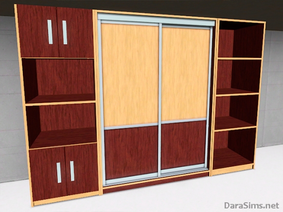 sliding wardrobe set sims 3