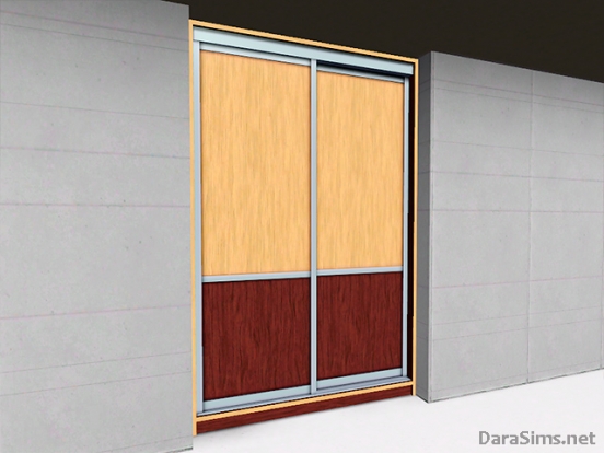 sliding wardrobe set sims 3