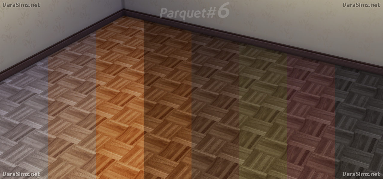 Wood parquet floors (The Sims 4) | DaraSims.net