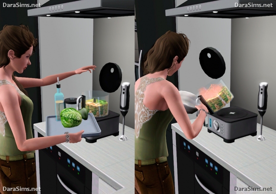 kitchen set sims 3