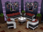 living set with pillows sims 3