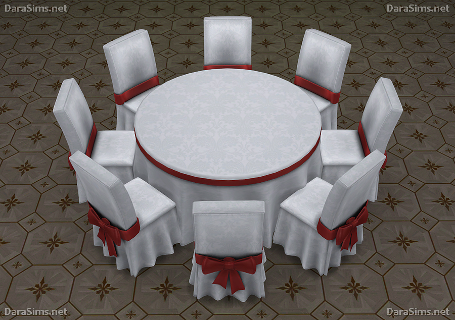 Big Round Festive Dining Tables For The, How Big Is Round Table That Seats 8