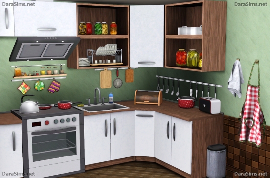 kitchen decor set sims 3 by dara savelly