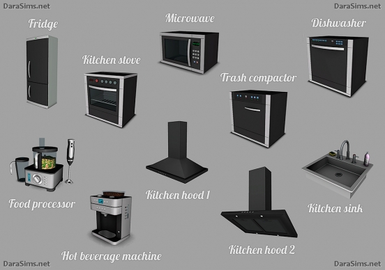 kitchen set sims 3 by dara savelly