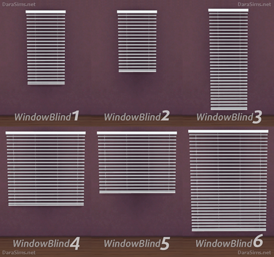 window blinds sims 4 by darasims