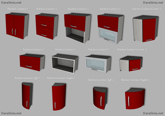 kitchen cabinet sims 3