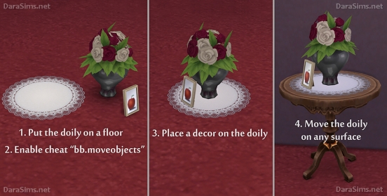 lace doily sims 4