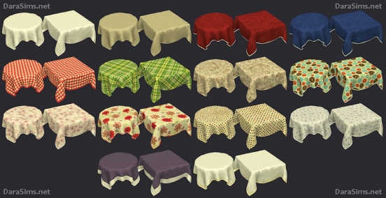 tablecloth set sims 4